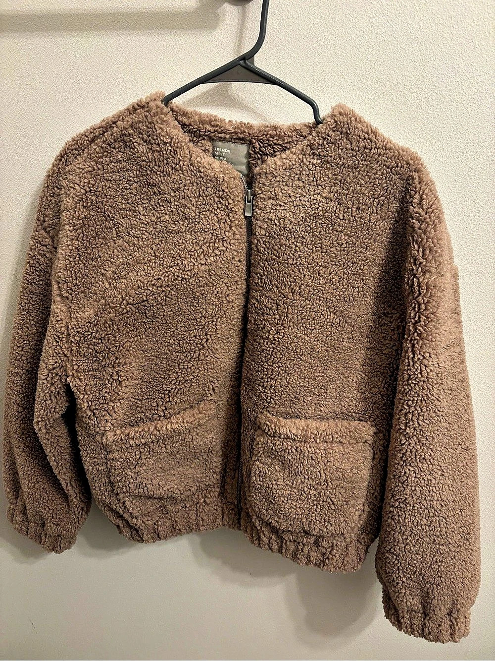 Women's Teddy Jacket in Brown Like New